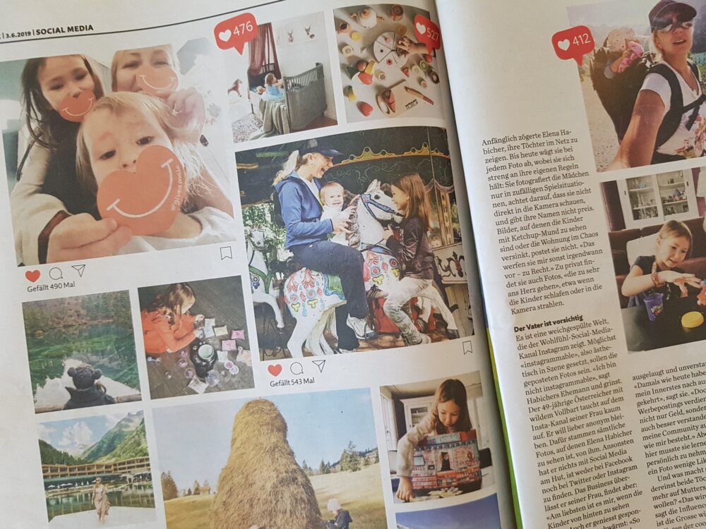 Migros Magazine wrote an article about me as a mom-influencer.